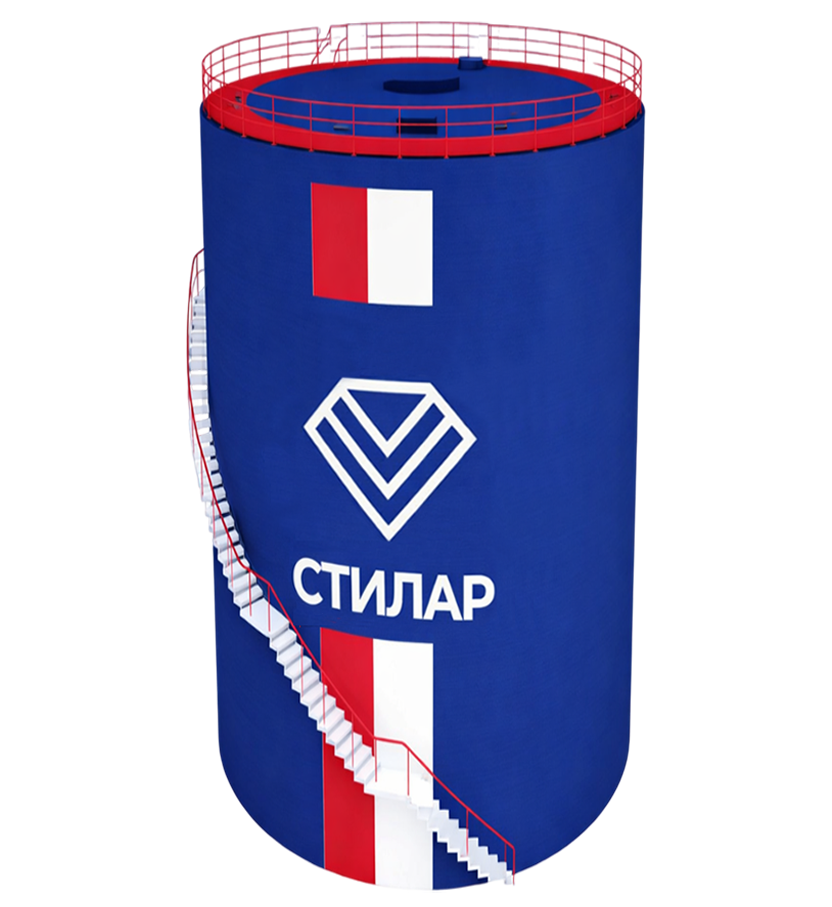 Цельносварной резервуар РВС для мазута 5 м³ от завода-производителя