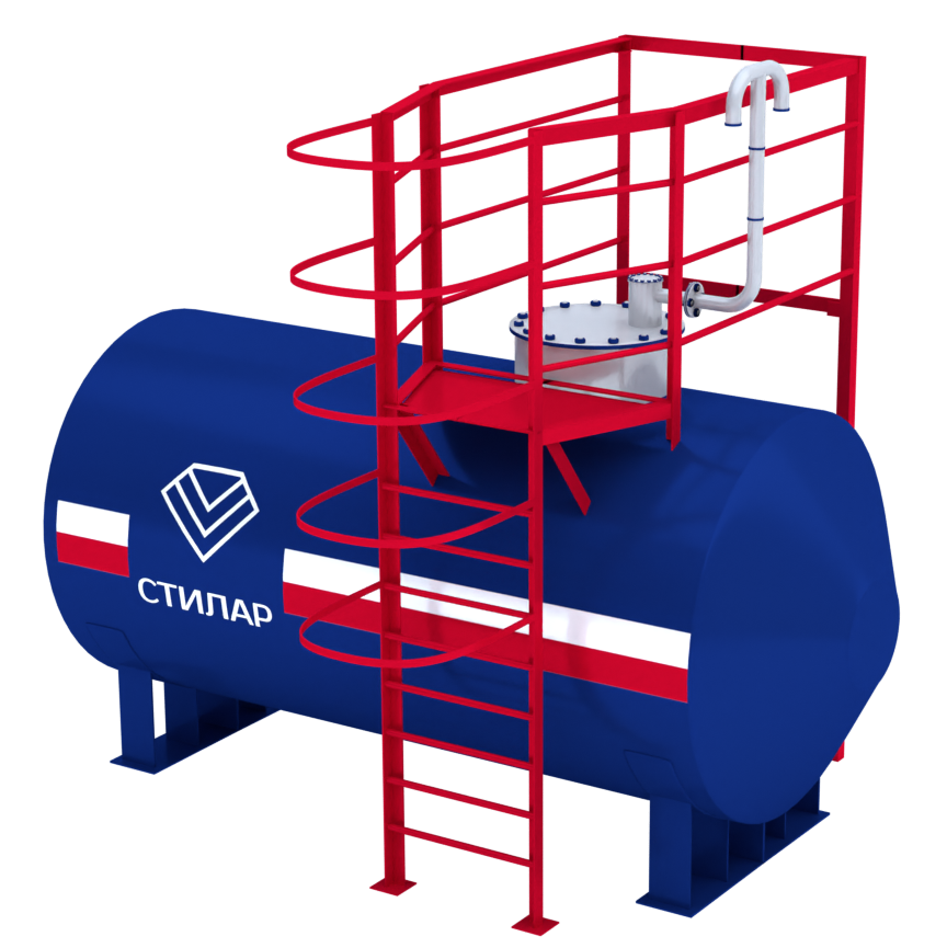 Горизонтальный резервуар РГСН для аварийного запаса воды 40 м³ от завода-производителя